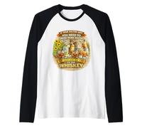 Si su médico Dice Beber más Agua, Simplemente agregue Hielo al Whisky Camiseta Manga Raglan