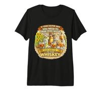 Si su médico Dice Beber más Agua, Simplemente agregue Hielo al Whisky Camiseta Premium