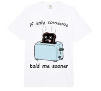 Si Tan Solo Alguien me dijera Antes Funny Triste Burnt Toast Comfort Colors Adult Heavyweight T-Shirt
