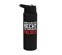 Si te doy la razón, ambos estamos equivocados. Stainless Steel Insulated Water Bottle