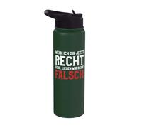 Si te doy la razón, ambos estamos equivocados. Stainless Steel Insulated Water Bottle