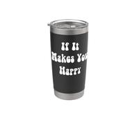 Si te hace feliz Vaso térmico de acero inoxidable de doble pared