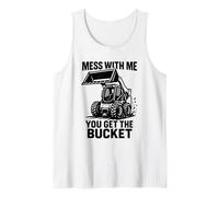 Si te metes Conmigo, te quedas con la minicargadora Camiseta sin Mangas