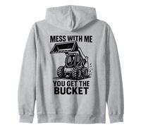 Si te metes Conmigo, te quedas con la minicargadora Sudadera con Capucha