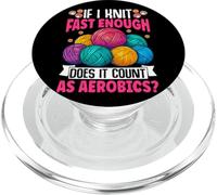 Si tejo lo suficientemente rápido, cuenta como aeróbicos PopSockets PopGrip para MagSafe