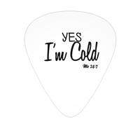 Sí, tengo frío 24:7 Púas de guitarra para bajo, paquete de 12