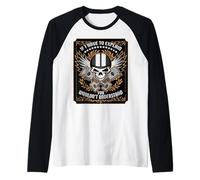 Si Tengo Que Explicar Que no entenderías el Arte de la Motocicleta Camiseta Manga Raglan