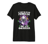 Si Tengo Que Ser Una Princesa Que Sea Guerrera 8 Marzo Día d Camiseta Premium