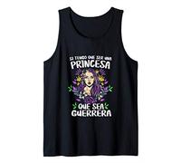 Si Tengo Que Ser Una Princesa Que Sea Guerrera 8 Marzo Día d Camiseta sin Mangas