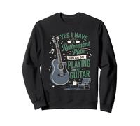 Sí, Tengo un Plan de jubilación Guitarrista Humor Sudadera