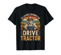 Sí, Tengo un Plan de jubilación Planeo Conducir un Tractor Camiseta gráfica económica