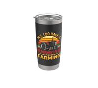 Sí, tengo un plan de jubilación. Planeo crecer vintage Vaso térmico de acero inoxidable de doble pared