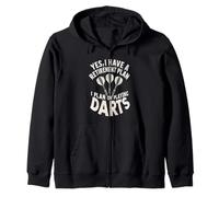 Sí, Tengo un Plan de jubilación Que planeo Jugar Dardos Sudadera con Capucha