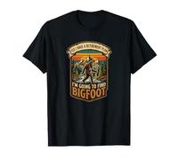 Sí, Tengo un Plan de jubilación Voy a Encontrar Bigfoot Retro Camiseta