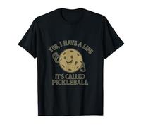Sí, tengo una vida, se llama arte retro de pickleball Camiseta
