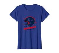 Si Tiene Quarterback, Yo Lo Derribo | F˙tbol Americano Camiseta, Mujer, Azul Real, XL