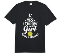 Sí, Tiro como una Chica Quiero una lección Softbol Comfort Colors Adult Heavyweight T-Shirt