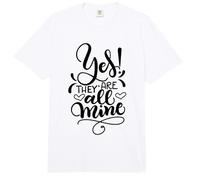 Sí, Todas Son mis mamás con niños Locos Dicho Divertido Comfort Colors Adult Heavyweight T-Shirt