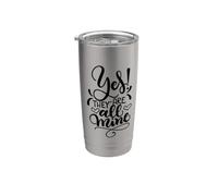 Sí, todas son mis mamás con niños locos dicho divertido Vaso térmico de acero inoxidable de doble pared