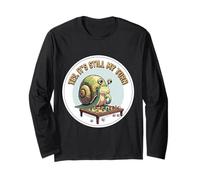 Si Todavía Es Mi Turno Divertido Caracol Jugar Juegos De Mesa Amante Manga Larga