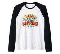 Sí Todavía Es Mi Turno Lento Jugar Juegos De Mesa Amante Divertido Camiseta Manga Raglan