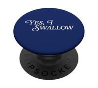 Sí Trago Tragar Saliva Mordaza Divertido Chiste Viral Meme PopSockets PopGrip Adhesivo
