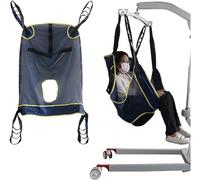 Si Tratta Di Un'imbracatura Per Il Trasferimento Tutto Corpo Del Paziente, Dotata Apertura Per WC. È Una Struttura A Rete, Quattro Cinghie Regolabili E Maniglia