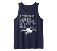 Si tu techo se ve mal, no me culpes, solo vuelo aquí. Camiseta sin Mangas