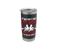 Si usted no puede tomar el calor Lampwork Glass Art Glassblowing Vaso térmico de acero inoxidable de doble pared