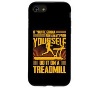 Si vas a huir de ti mismo hazlo en una cinta de correr Carcasa para iPhone SE (2020) / 7 / 8