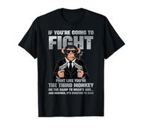 Si vas a pelear como si fueras el tercer mono cristiano Camiseta
