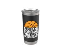 Si Ves A Un Elefante Con Un Traje De Baloncesto Baloncesto Vaso térmico de acero inoxidable de doble pared