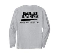 SI Ves UN Cortador DE Costuras Ahora NO ES UN Buen Tiempo Coser Meme Manga Larga