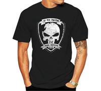 Si Vis Pacem para Bellum Mens T-Shirt Direct from Stockist Cotton tee Shirt Custom Design Black Size XL