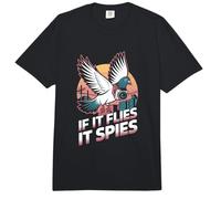 Si Vuela, espía al Gracioso pájaro Paloma Comfort Colors Adult Heavyweight T-Shirt