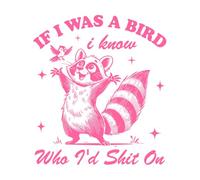 Si yo fuera un bolígrafo sabría quién está en el mapache. Calcomanías de pared 54.6x61.6cm Decoración de tiendas Rosa