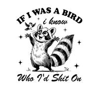 Si yo fuera un bolígrafo sabría quién está en el mapache. Calcomanías de pared 67.2x75.8cm Vinilos para ventanas Negro