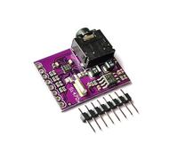 Si4703 - Placa de desarrollo de sintonizador de radio FM con interfaz I2C, puerto de salida, módulo PCB compacto para proyectos de receptor de pasatiempos y trabajos de laboratorio, receptor FM