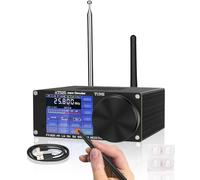 Si4732 ATS-25MAX Decodificador II Receptor de Radio, Radio portátil de Onda Corta de Banda Completa versión 4.17, añade función de decodificación CW RTty, función WiFi, Filtro de Paso de Banda de