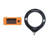 SI4732 para radio dsp, receptor portátil 0.5-108MHz, pantalla IPS de 1.9 pulgadas para HF SW para mw VHF AM para fm LSB USB (naranja)