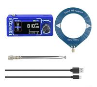 SI4732 Radio con microcontrolador ESP32-S3, receptor portátil de onda corta SI4732 para bandas HF/SW/MW/VHF, 150 kHz-30 MHz + 64-108 MHz, altavoz de 1 W, AGC/ATT, alimentado por USB-C (azul)