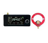 SI4732 Radio de pantalla IPS AMFM LSB USB Full Band Receiver, pantalla a color, 4,8 cm, antena de bucle portátil (A: 1 Mini SI4732 Radio negra + 1 antena de bucle)