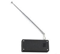 Si4732 Receptor de radio de 1.9 pulgadas con pantalla a color Dab Am para FM Sw para antena de bucle portátil Esp32-S3 de 800 mAh para dispositivo de bolsillo de batería (varilla de tracción negra)