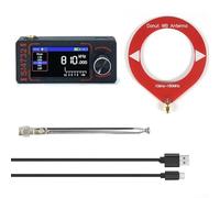 SI4732 Receptor de radio de onda corta, radio digital de onda corta con sintonización, microcontrolador ESP32-S3, pantalla IPS de 1.9 pulgadas 170 × 320, batería integrada de 800 mAh (más de 10 horas