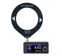 SI4732 Receptor de radio DSP de banda completa con modos USB FM AM SW LSB, pantalla a color de 1.9 pulgadas, batería de 800 mAh para radio jamón, escucha de onda corta (antena de bucle)