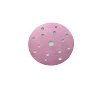 Sia abrasivos 7546.2948.0080 1950 6 "x 15h 80 siaspeed siafast gancho N 'Loop respaldo Disco de papel, papel, óxido de aluminio grano 80, 6 cm de diámetro, color rosa (Pack de 100)