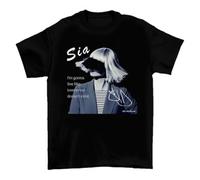 SIA I'm Gonna Live Like Tomorrow Doesn'T Exist Unisex T-Shirt Cool BlackXL