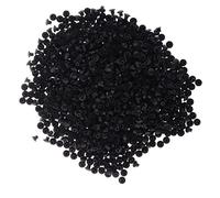 SiaBiced 1000 Piezas Tapón de Agujero de Tapón de Agujero de Plástico Tapa de Agujero de Mueble Tapón Ciego para Agujero Diseñado para Ocultar, Negro, tal como se describe