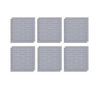 SiaBiced 6 Alfombrillas de Silicona para Secar Platos, Antideslizantes, Prácticas Y Fáciles de Limpiar, Se Pueden Unir para Ollas Y Utensilios de Cocina.