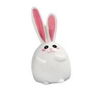 SiaBiced Alcancía con Forma de Conejo Cerámica Infantil Decorativa Caja de Ahorro Animal de Cerámica Figura Divertida para Monedas Adecuada para Dormitori, Estilo b, Individual